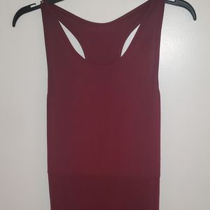 Woman's Maroon Pants jumpsuit
